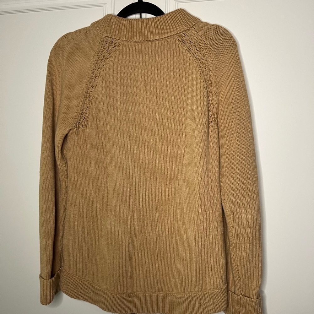 Talbots 100% Cotton Cableknit Fisherman Sweater - Picture 7 of 9